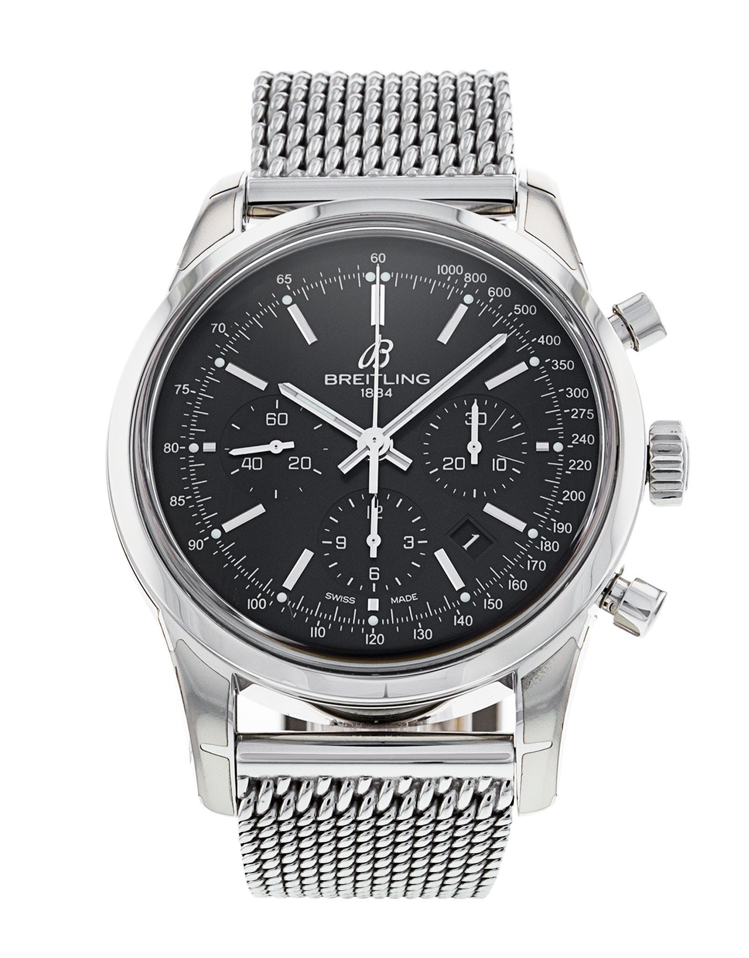Gebrauchte Breitling Transocean Chronograph Uhr