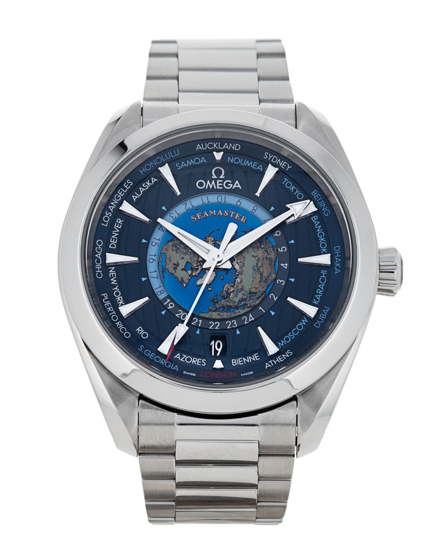Gebrauchte Omega Aqua Terra 150m GMT Uhr
