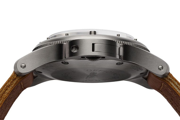 Die Egiziano war die erste Panerai Uhr gemacht ohne die Hilfe von Rolex