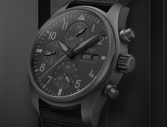 IWC erweitert seine Top Gun-Kollektion um einen neuen Ceratanium-Chronographen